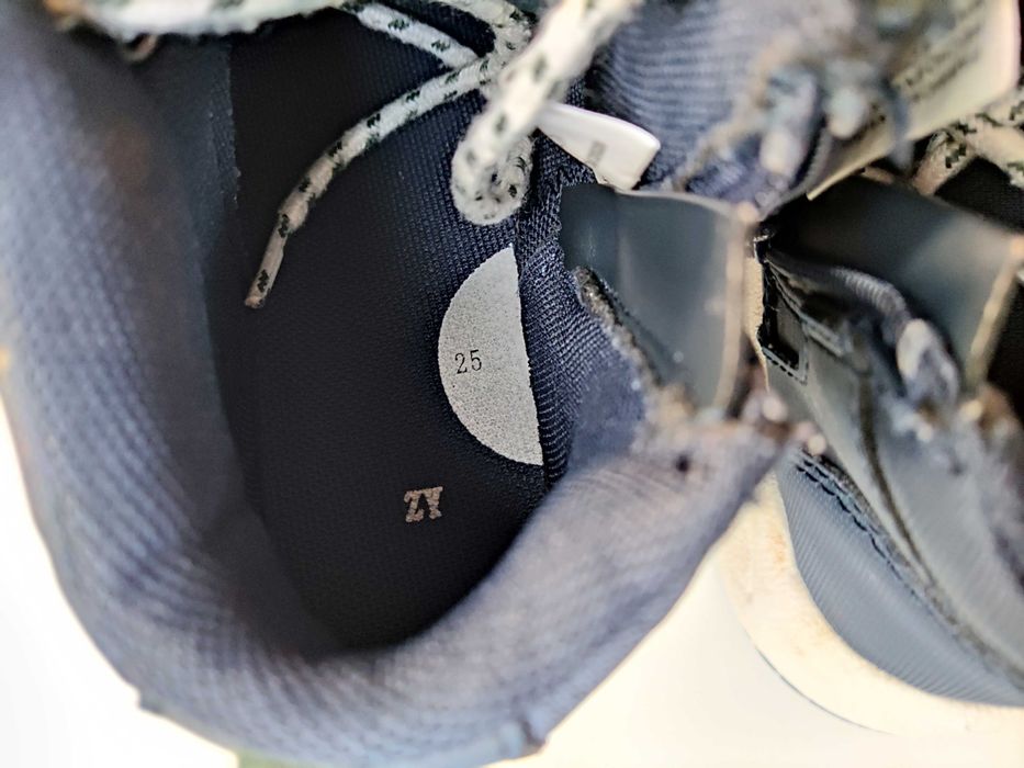 Botas ZY azul escuro, fecho lateral, pouco usadas, T 25 - PROMOÇÃO