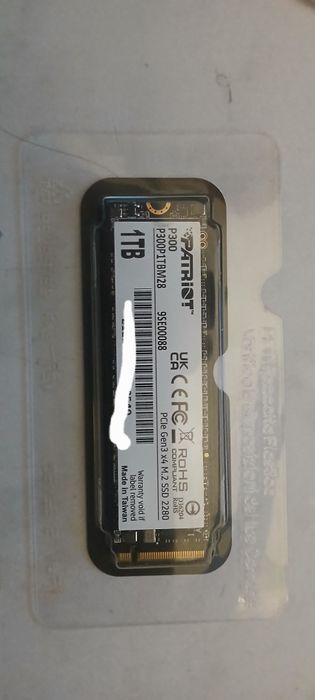 Продам SSD NVME Patriot P300 1-Tb