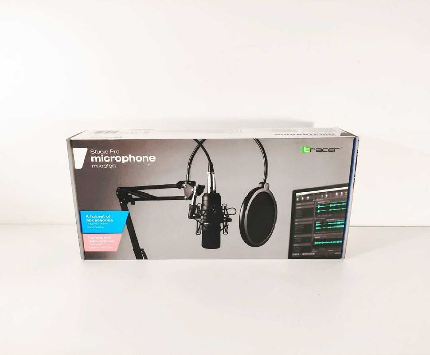 Profesjonalny zestaw z mikrofonem TRACER Studio
