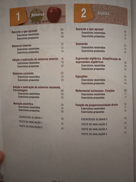 Livro exercícios MATEMÁTICA 7 Ano