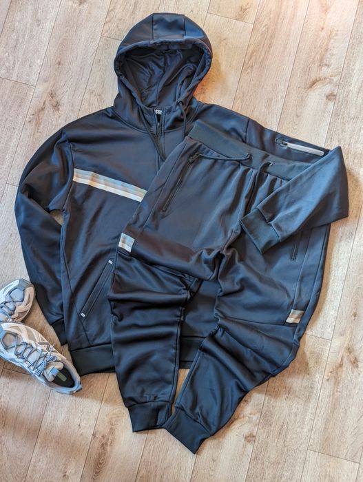 Теплий флісовий костюм на високого стрункого хлопця чоловічий