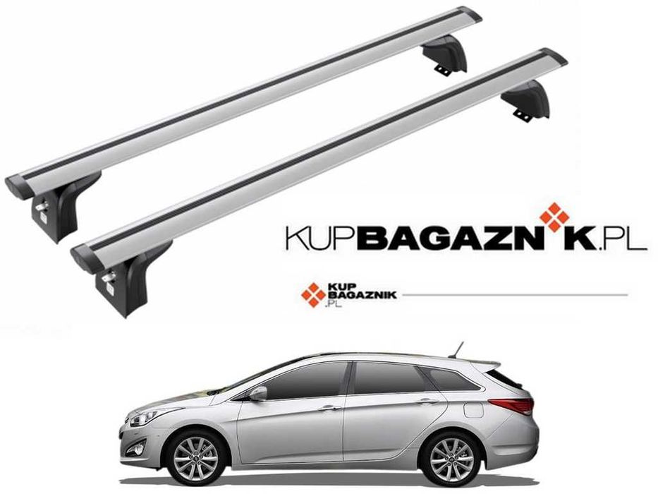 Bagażnik Dachowy Hyundai i40 kombi 2011 do 2018 bazowy relingi belki