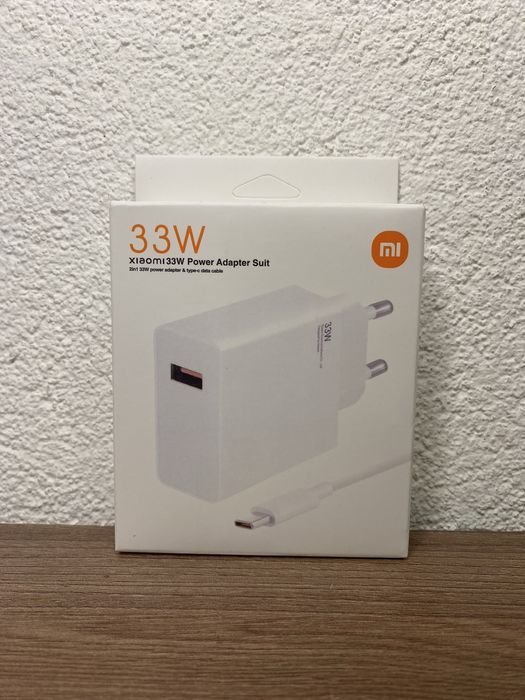 Турбо зарядка Xiaomi 33W блок + кабель, комплект зарядное сяомі сяоми