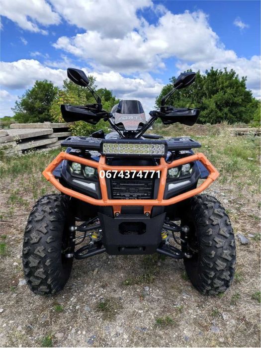 Квадроцикл Forte AFC 250 РRО (чорно-померанчевий) Форте доставка безкоштовна без передоплат разрахунок з водіем гарантія сервіс