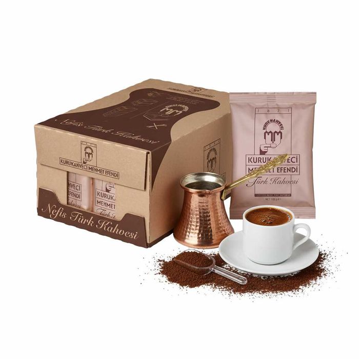 Кофе молотый Турецкий Mehmet Efendi KURUKAHVECI Royal Coffee 100 г