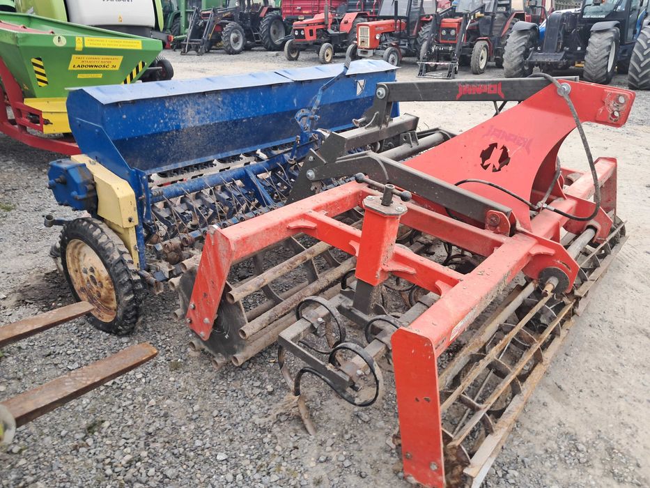 Zestaw uprawowo siewny 2,7 m agregat JanPol siewnik Poznaniak 6