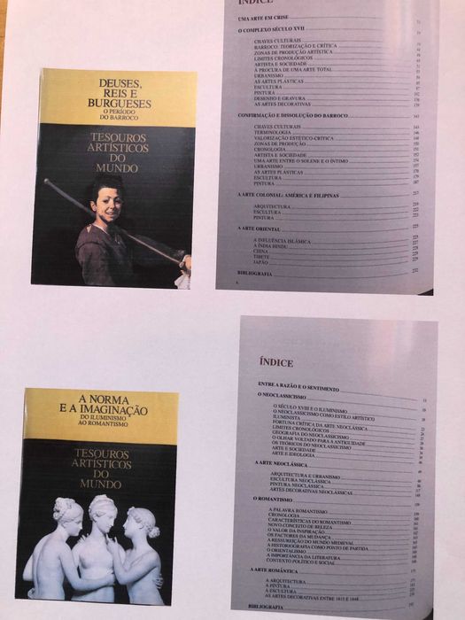 Completa História da Arte - Tesouros artísticos do mundo - 12 volumes