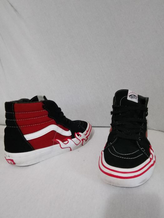 Vans Sk8-Hi z motywem płomieni