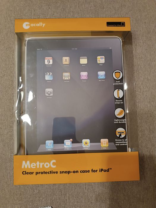 Накладка для планшета Macally Metro HardCase  (METROM-PAD)