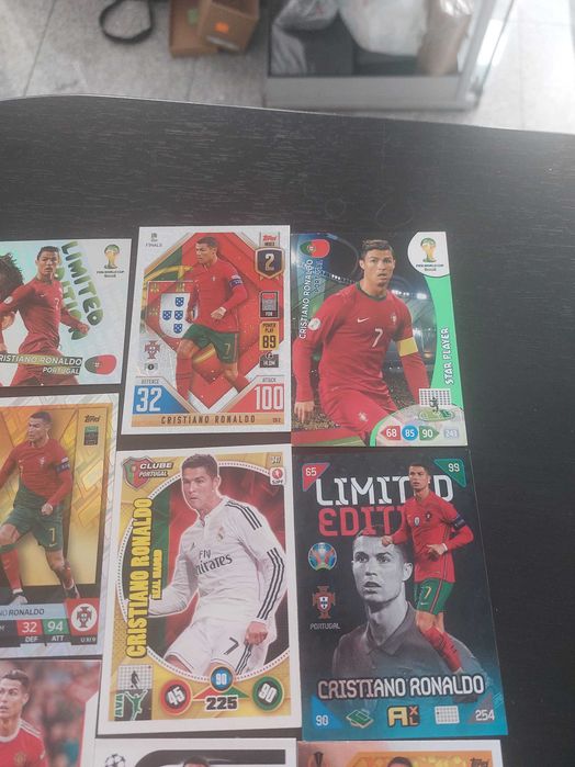 10 cromos  Cristiano Ronaldo