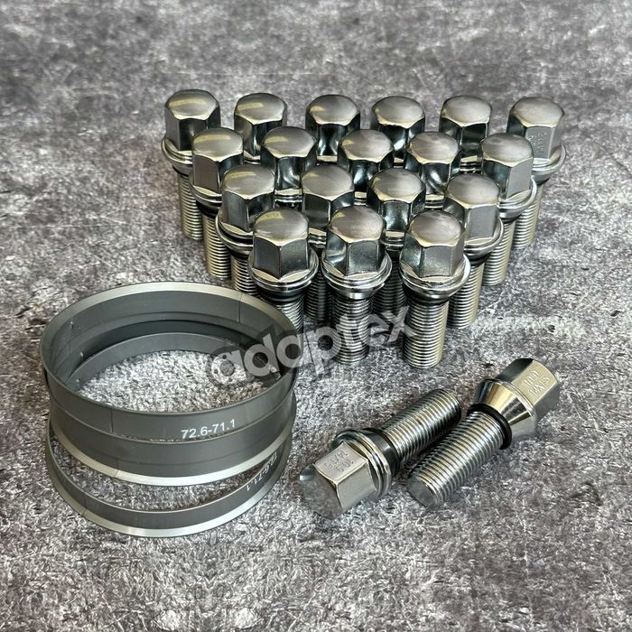 Болты эксцентрики для дисков БМВ на Виваро, Трафик М14x1.5 + Кольца