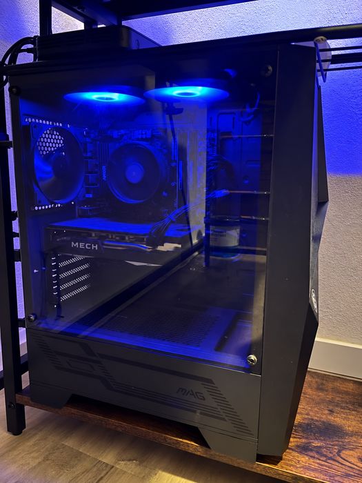 PC Gaming Ryzen 5 / RX 6600 + Monitor ASUS 27”