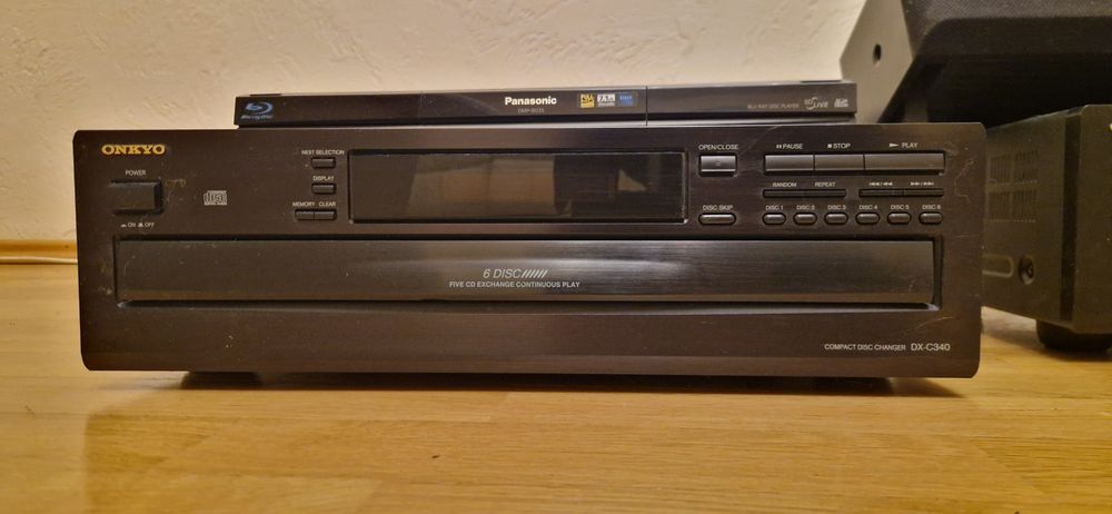 Zestaw Audio Onkyo Vintage: Amplituner TX-SV 353 + Zmieniarka CD + Gło