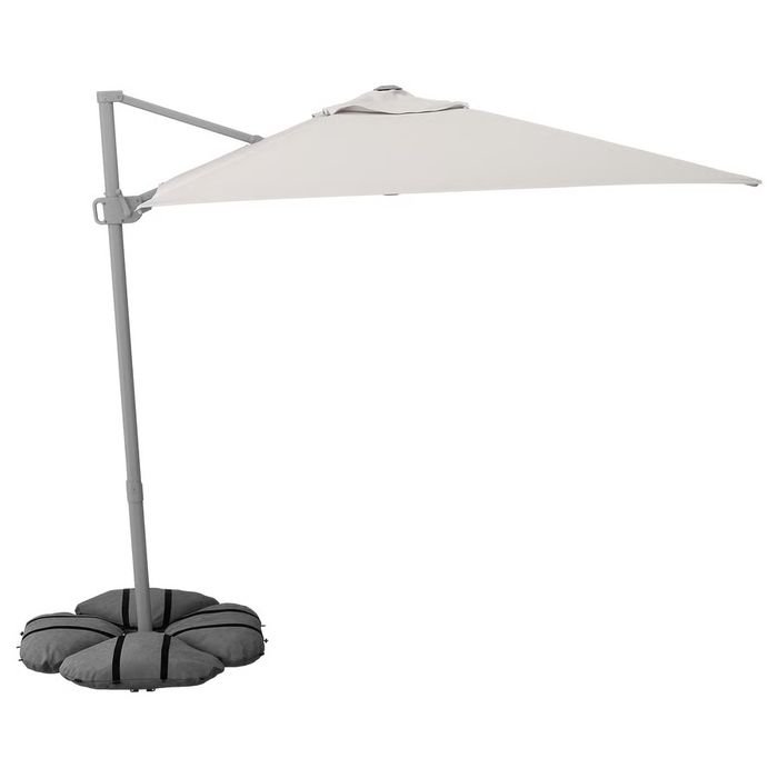 SVALÖN / IGGÖN Parasol, wiszący z podstawą