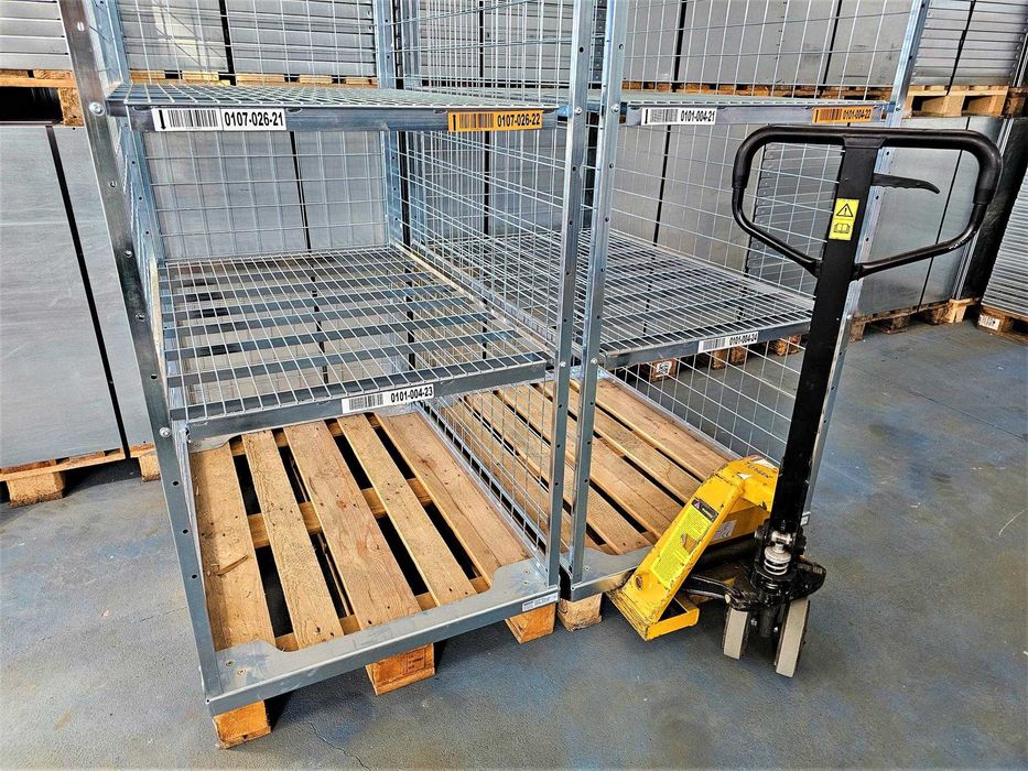 Kosz Nadstawka Gitterbox Regał Pojemnik Paleta Magazynowy Transportowy