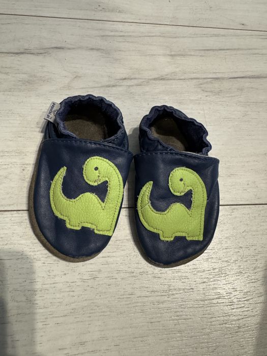 Skórzane butki doa niemowlaka do nauki chodzenia