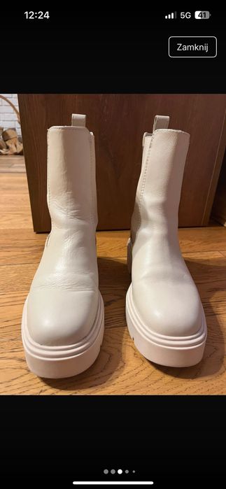 Sztyblety skórzane Gino Rossi 37