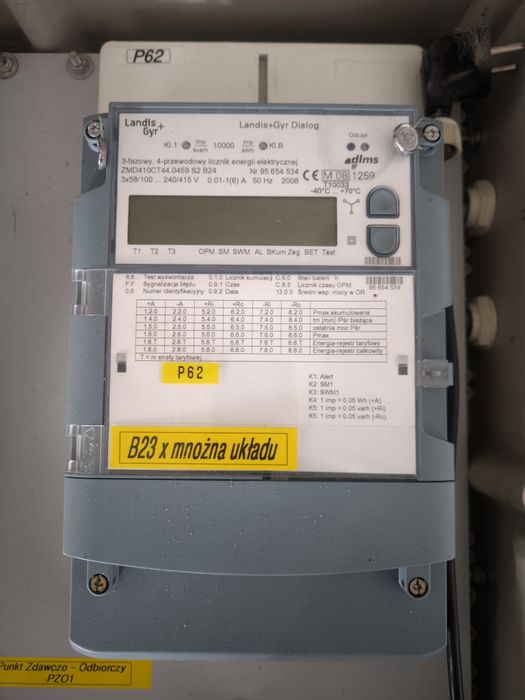 Licznik energii trójfazowy Landis+Gyr E650