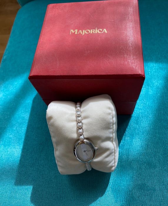 Relógio de pérolas Majorica NOVO