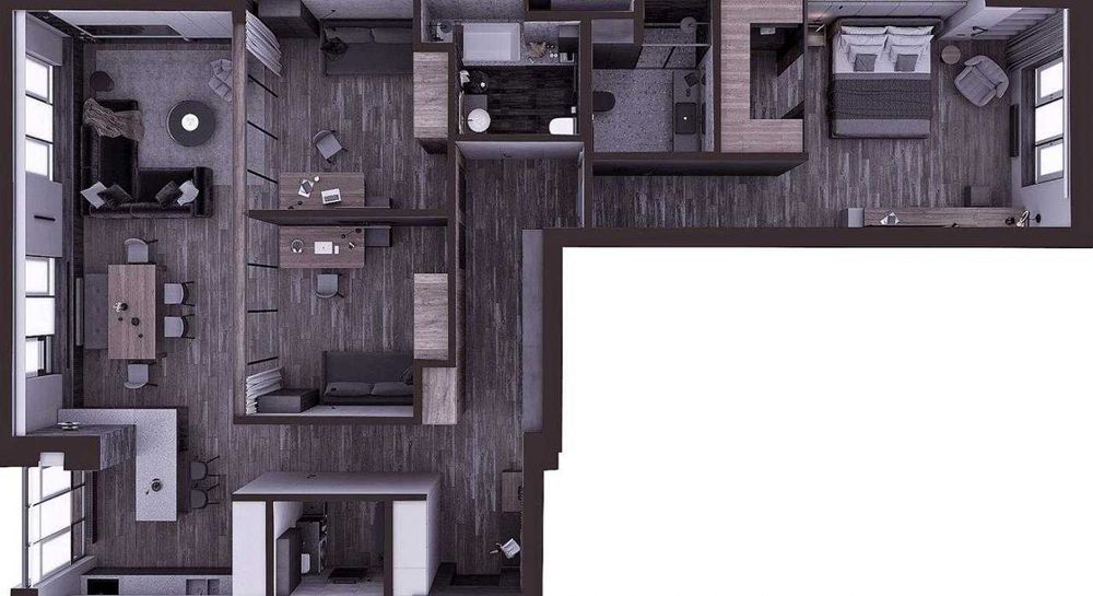 3-rooms apartment apartment by the address st. Bulvar Druzhby Narodov (area 129 m²) - Atlanta.ua - photo 13