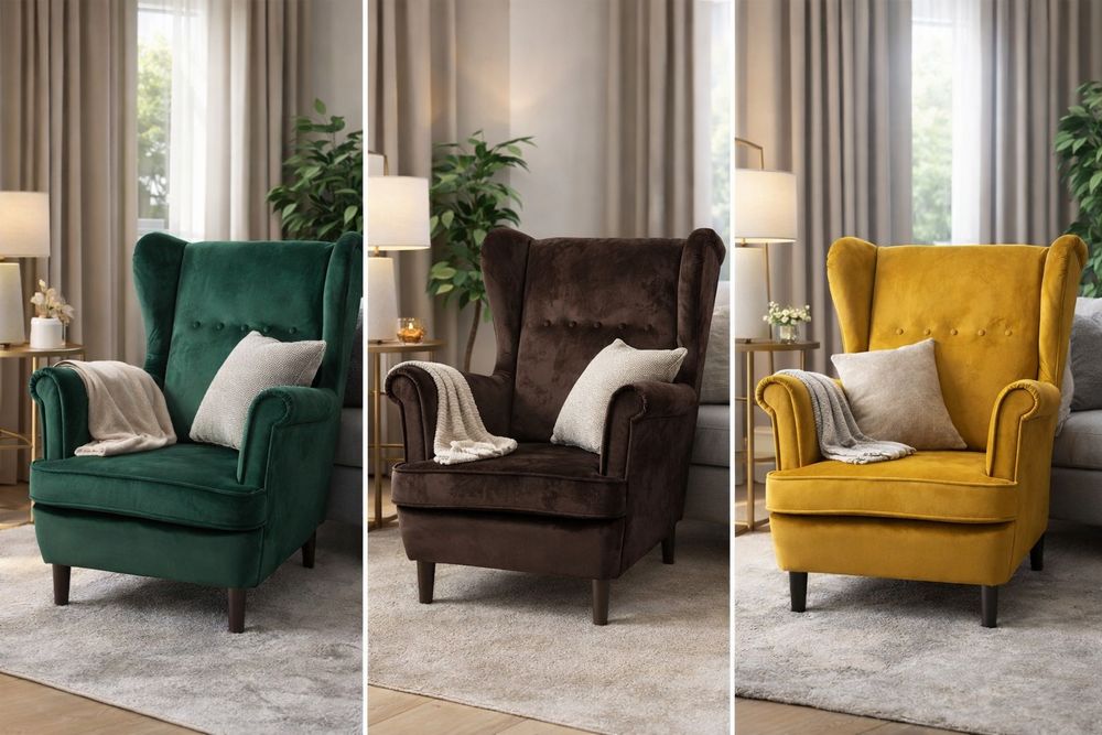 Stylowy fotel do salonu – Uszak w super cenie