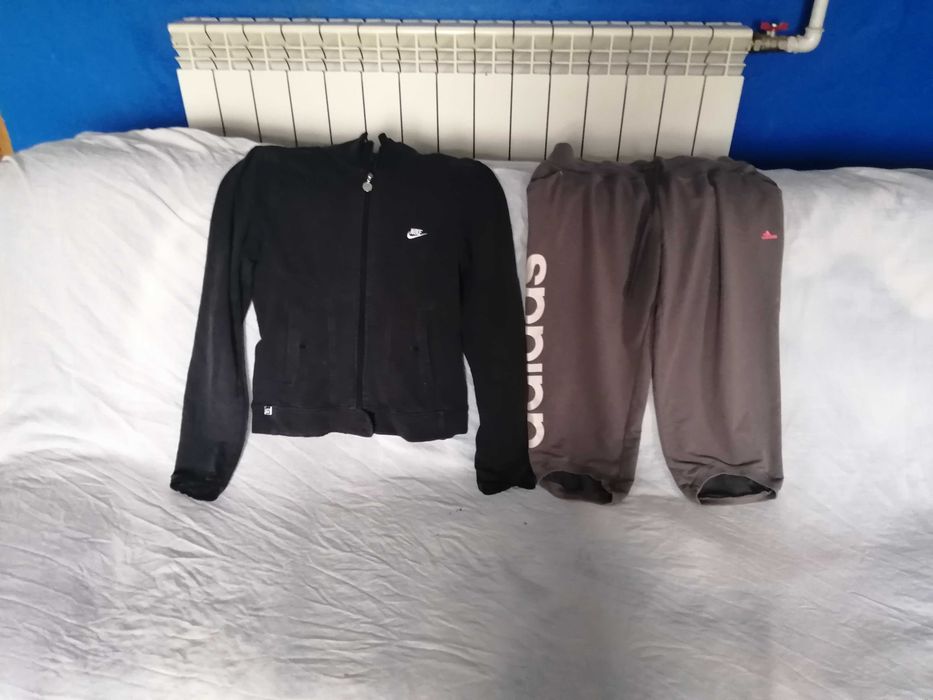 Bluzy Nike i Adidas roz M spodnie na 3/4 Adidas wysyłka gratis