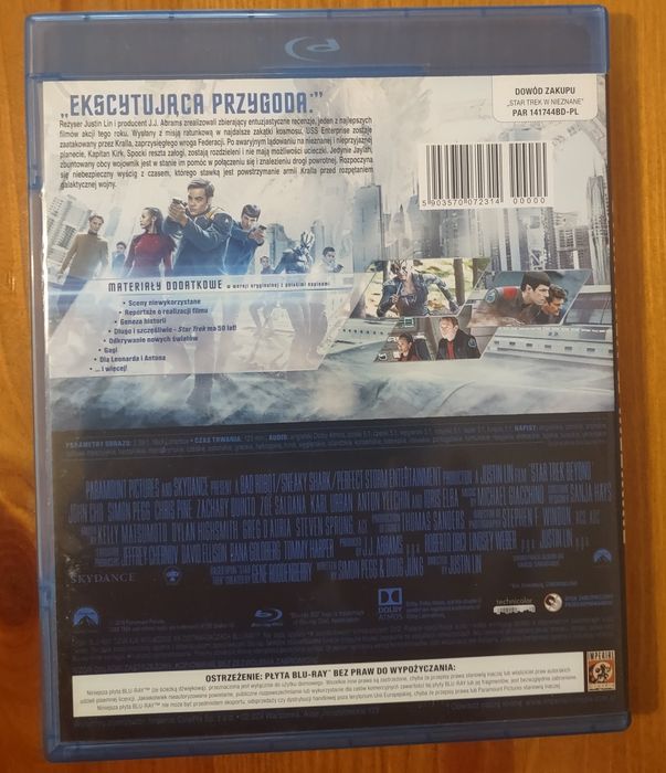 Star Trek W Nieznane, Blu-ray