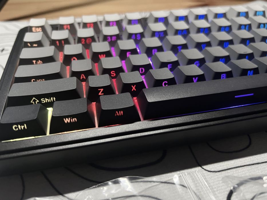 Механическая клавиатура Attack Shark X85 (Чёрно-белый градиент)