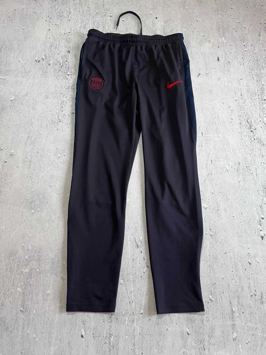 Czarne spodnie piłkarskie Nike Paris Saint Germain / sport training psg track pants