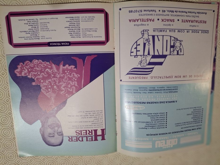 Programa teatro revista eu desco na proxima