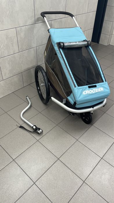 Przyczepka rowerowa Croozer Kid Plus For 1 z amortyzacja riksza
