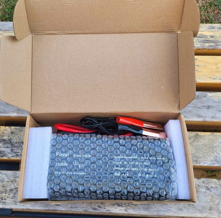 Інвертор 12V-220 FOVAL 3000W Чиста синусоїда. Інвектор.