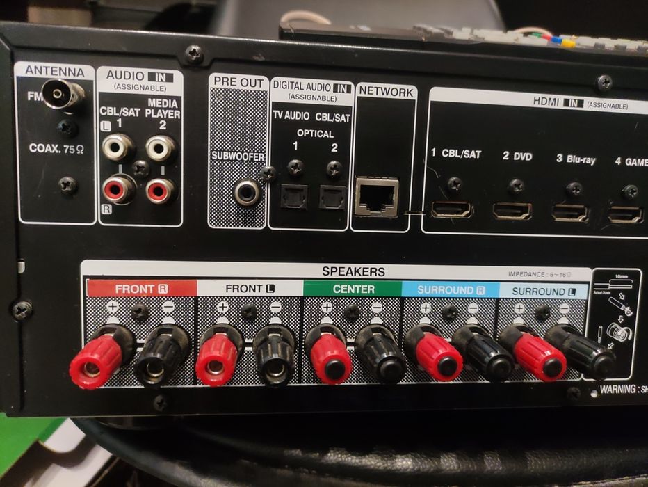 Denon AVR-X1000 Amplituner 5.1 HDMI,Radio Internetowe.