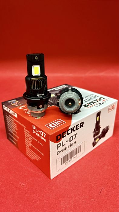 LED лампи Decker PL-07 D4S | Заміна штатного ксенону