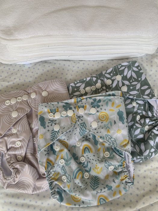 Fraldas reutilizáveis ótima qualidade/inserções