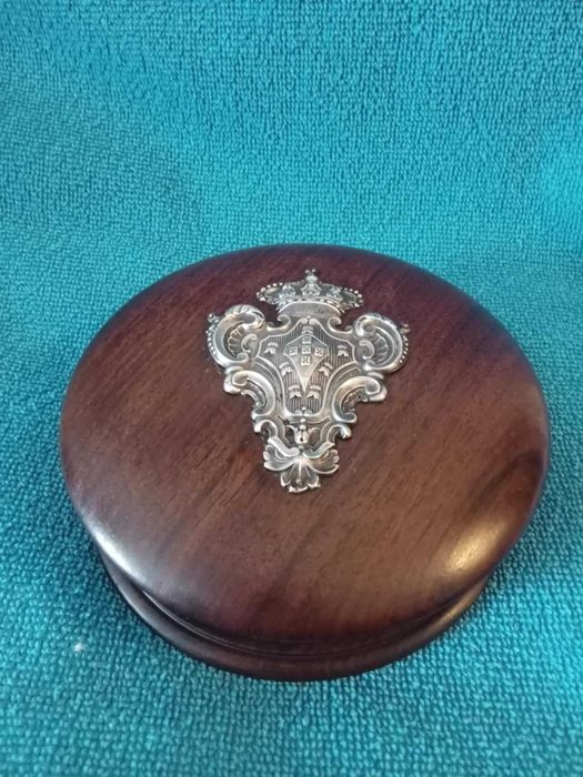 Guarda Jóias Pau Santo e Prata