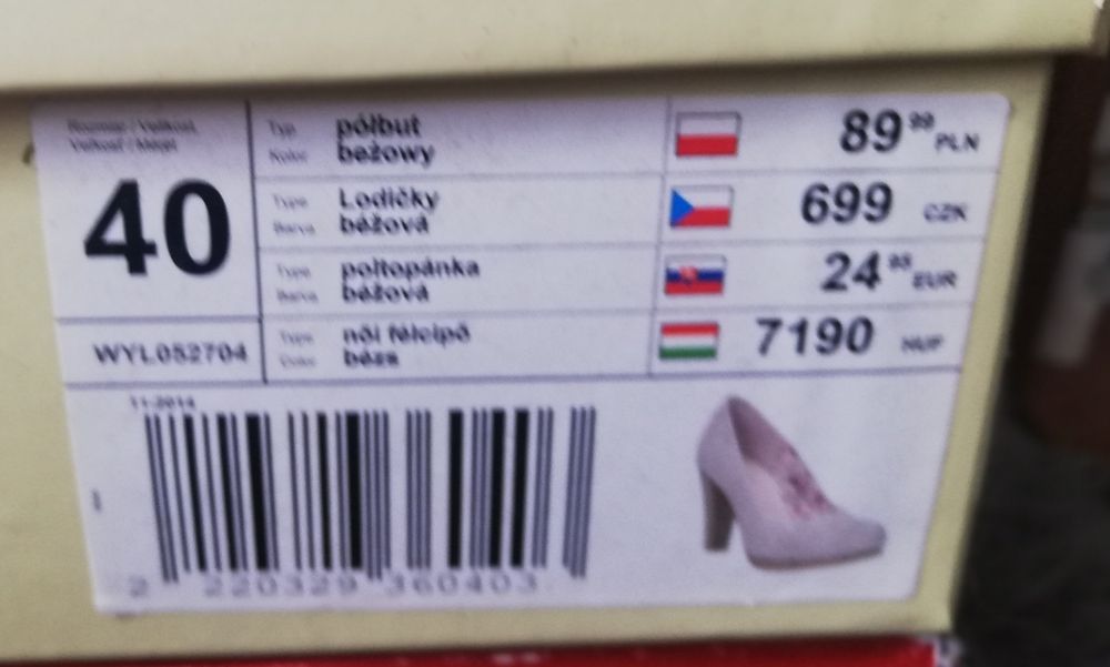 Wiosenne buty Jenny Fairy roz. 40