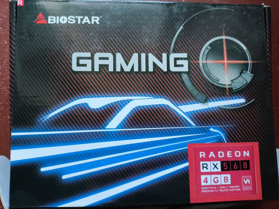 Відеокарта Biostar rx 560 4 gb ,в доброму  стані