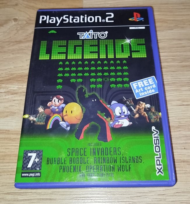 Taito Legends PS2 komplet manual 3*eng