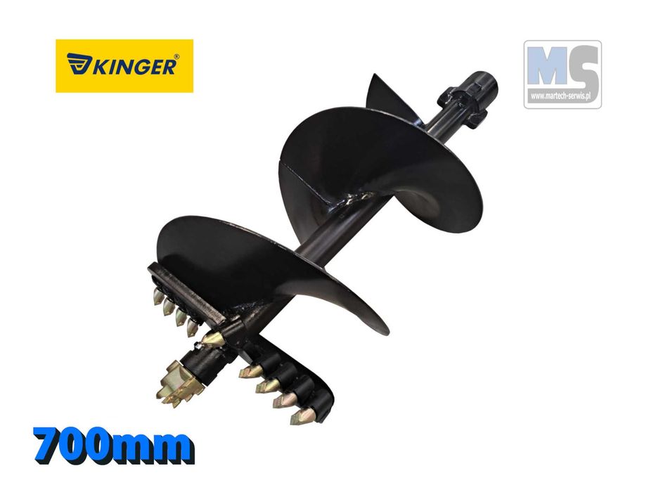 Wiertło do wiertnicy hydraulicznej z zębami z wolframu fi700