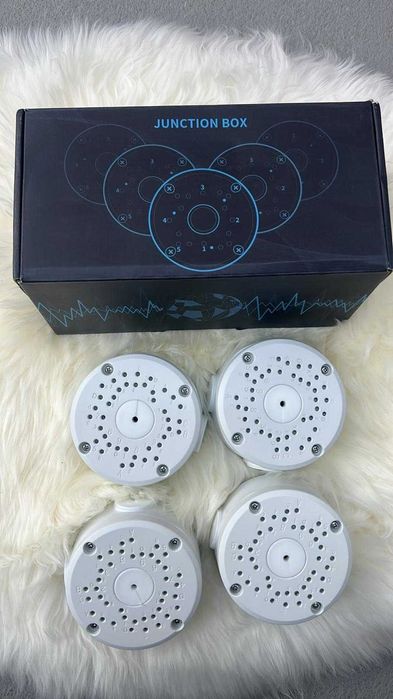 Kit 4 Caixas de Junção (Junction Box) Universais para Câmeras CCTV