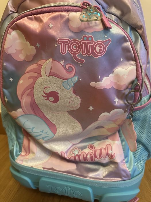 Mochila escolar Totto Unicórnio