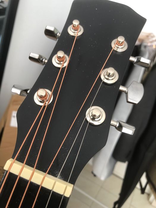 Violão Novo - 38 Polegadas Mais Capa, Correia, Paleta,  capotraste