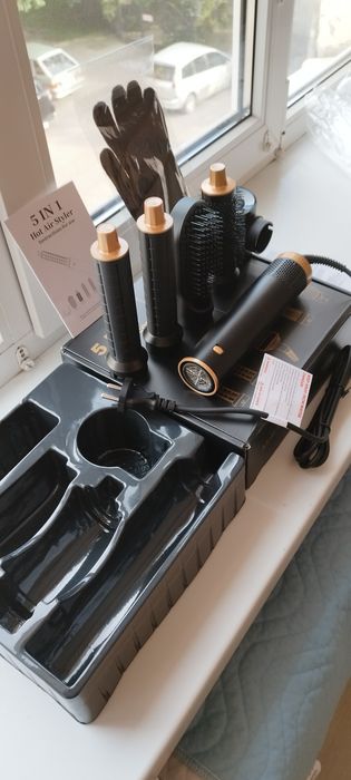 Багатофункціональний Іонний Фен 5 в 1 Набір