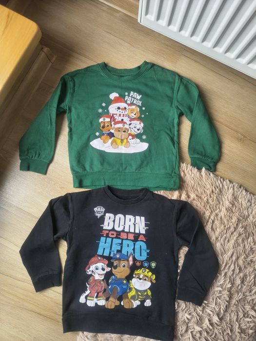 2 bluzy Psi Patrol dla chłopca r. 122