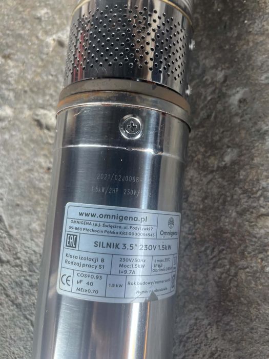 Pompa głębinowa Omnigena 3.5 SC 5/20 1,5 kW 230V