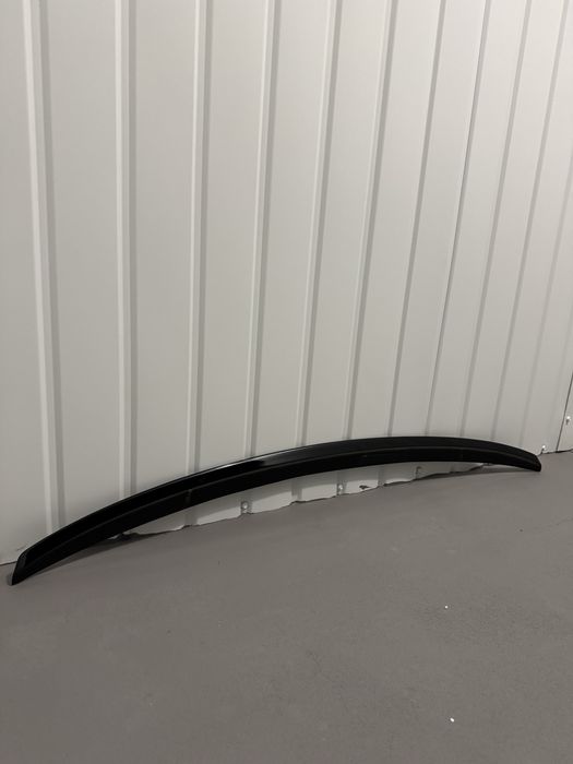 Спойлер багажника Audi A6 C7 2012-2018 сабля S6 S-line черный глянец