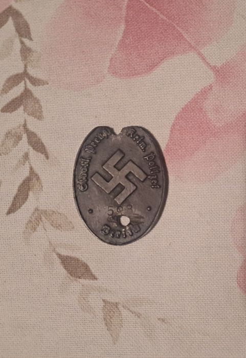 Жетон полиции третьего рейха (Staatliche Preußische Polizei)