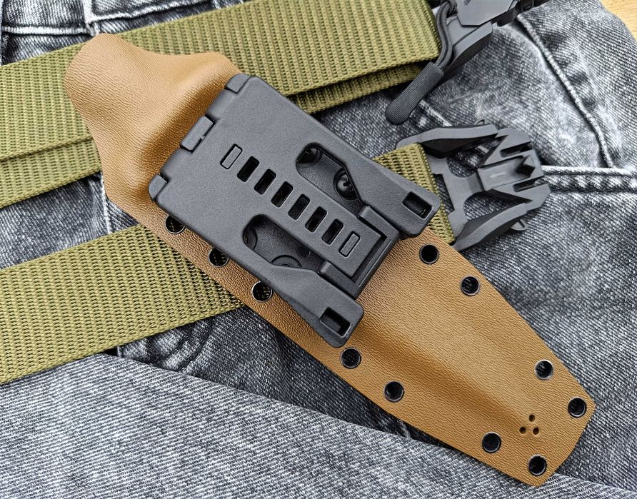 Ножни, чохол, піхви з кайдексу на ніж Glock78. Glock81.