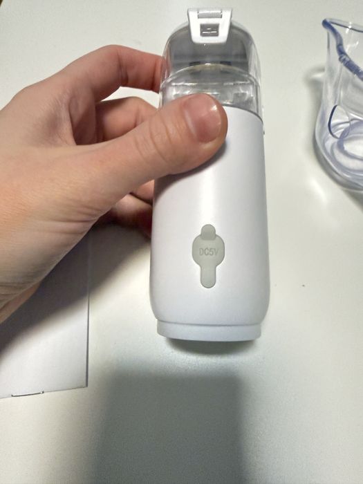 Inhalator bezprzewodowy zestaw  uszkodzony